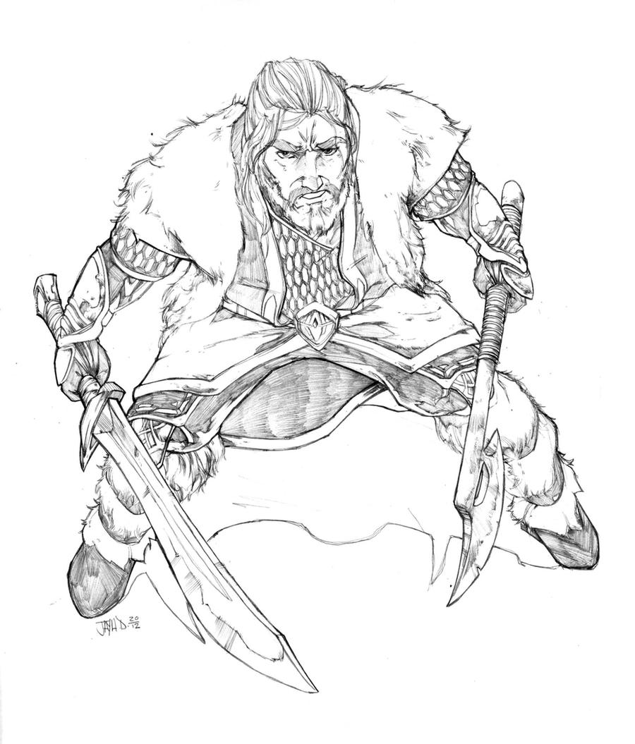 The hobbit thorin oakenshield by harpokrates on