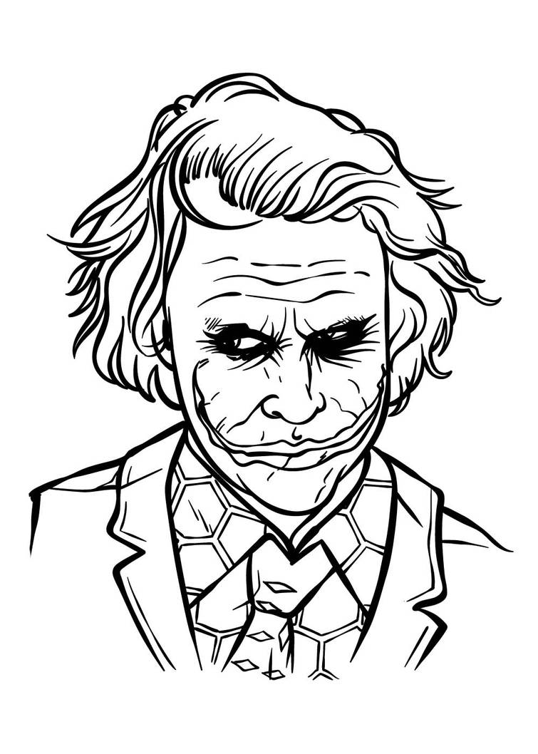 Joker coloring pages by coloringpageswk on