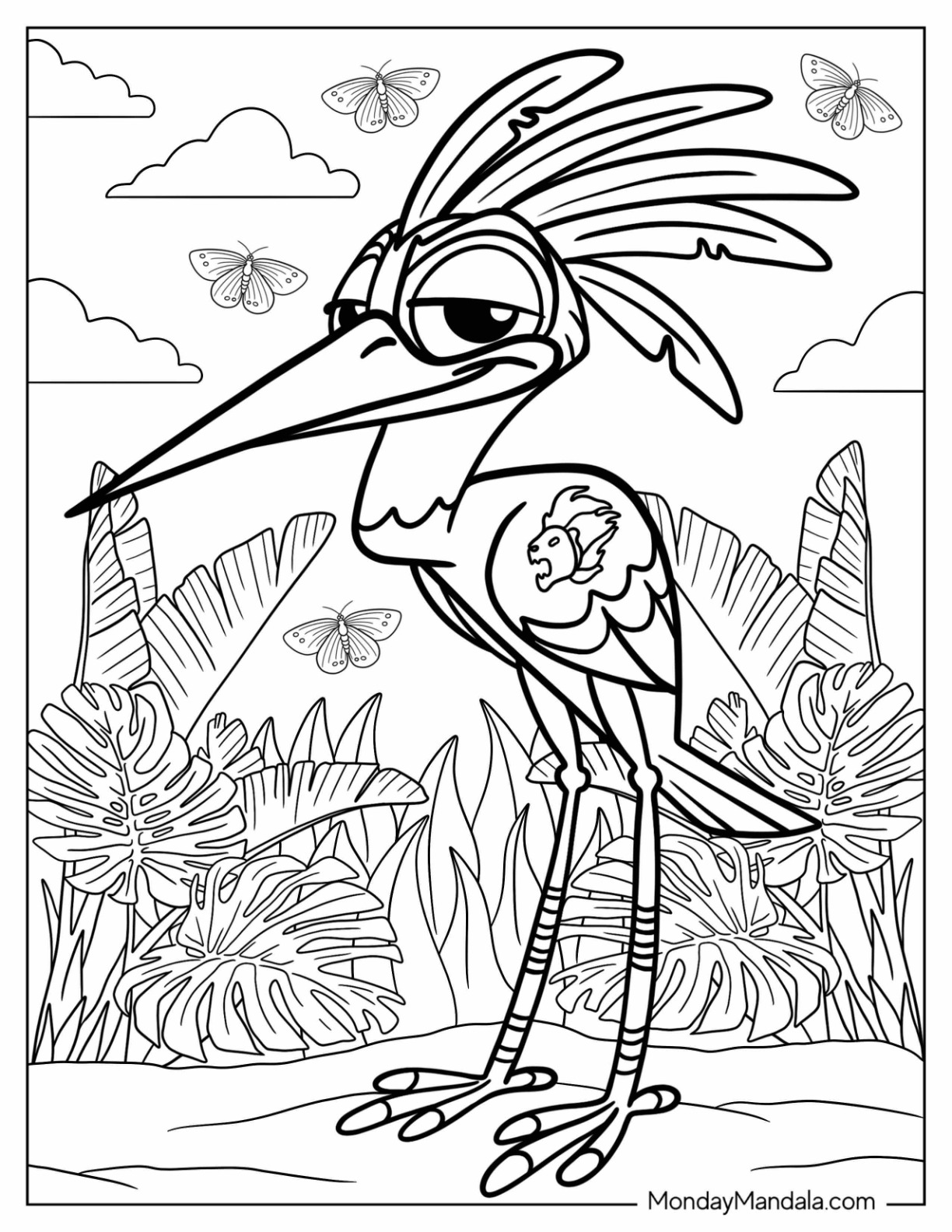 Lion guard coloring pages free pdf printables