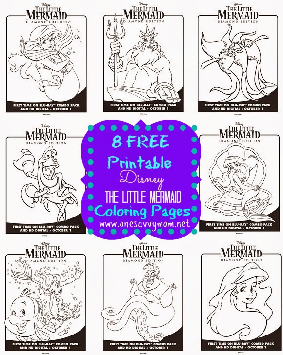 One savvy mom â nyc area mom blog disney the little mermaid free printable coloring pages free printable activity sheets