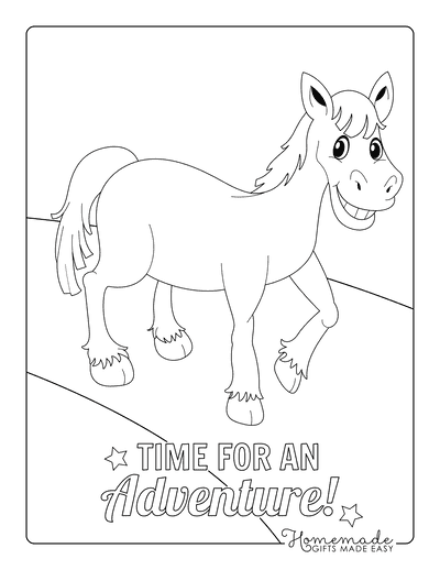 Best horse coloring pages for kids adults free printables