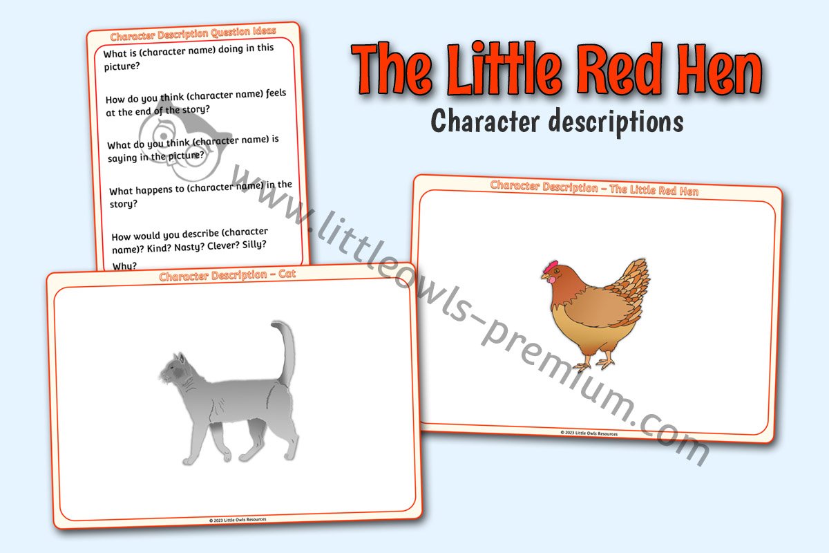 Free and premium the little red hen traditional fairy tale early yearseyfs printable resourcesactivities â little owls resources