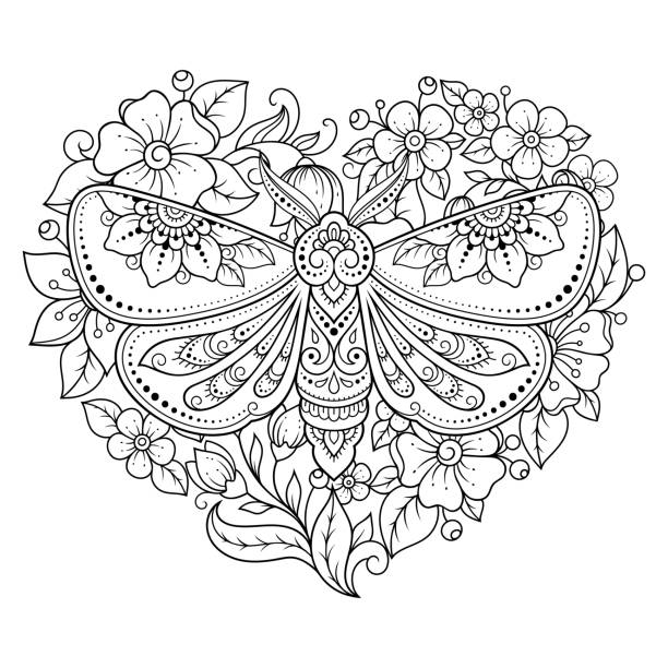 Coloring book mole stock illustrations royalty