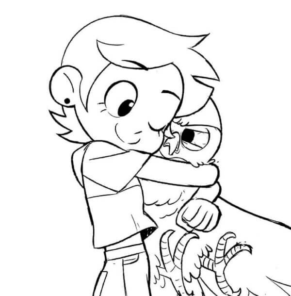 The owl house coloring pages