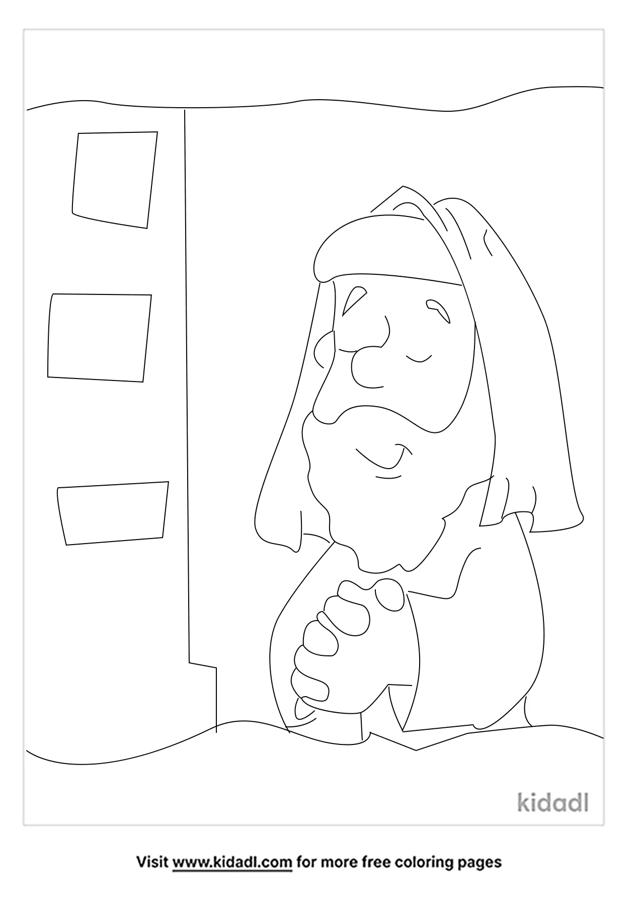 Free pharisee and the tax collector coloring page coloring page printables