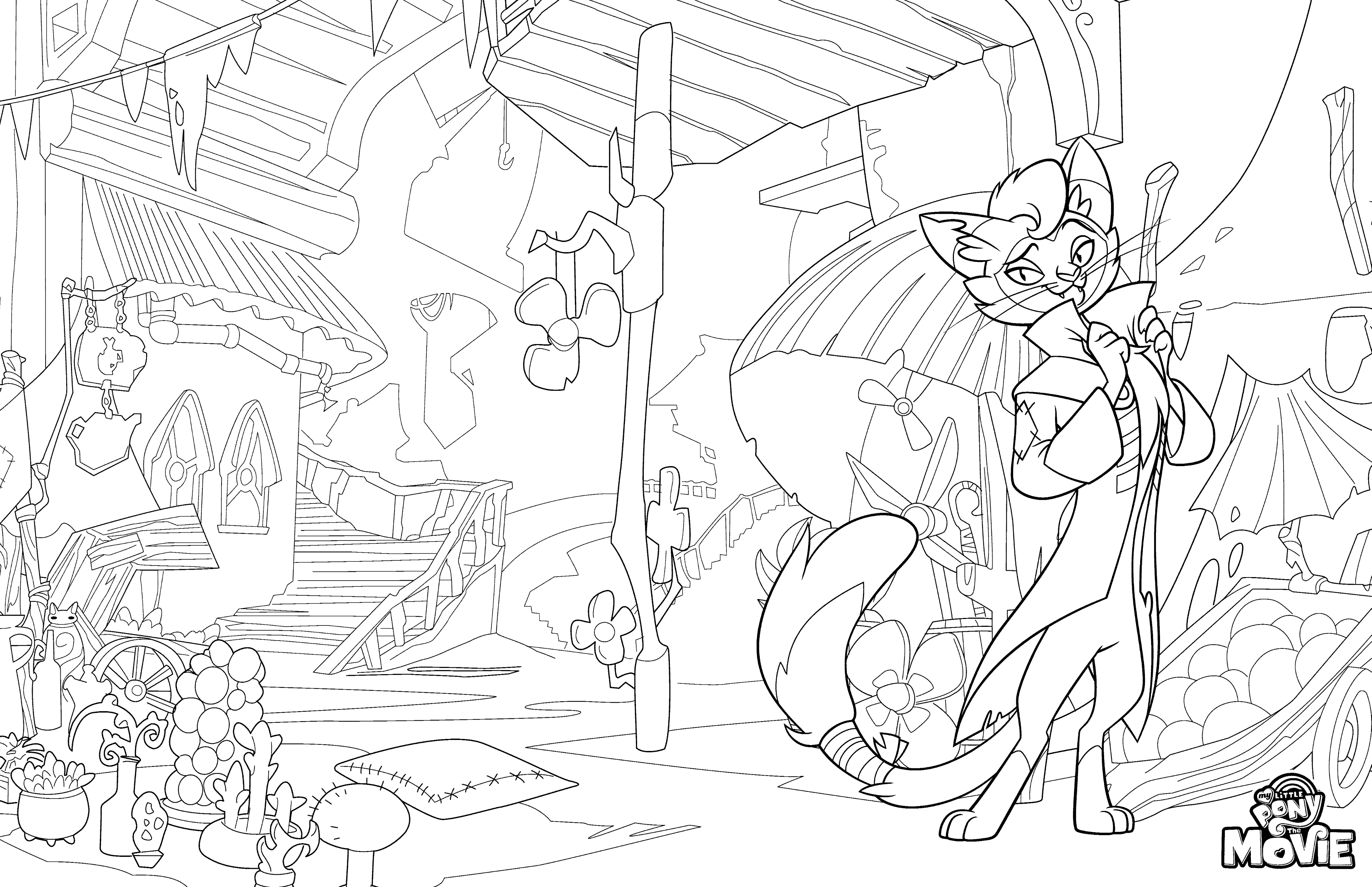 My little pony the movie coloring pages