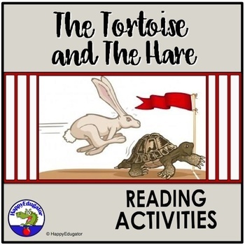Aesops fable the tortoise and the hare reading prehension activities