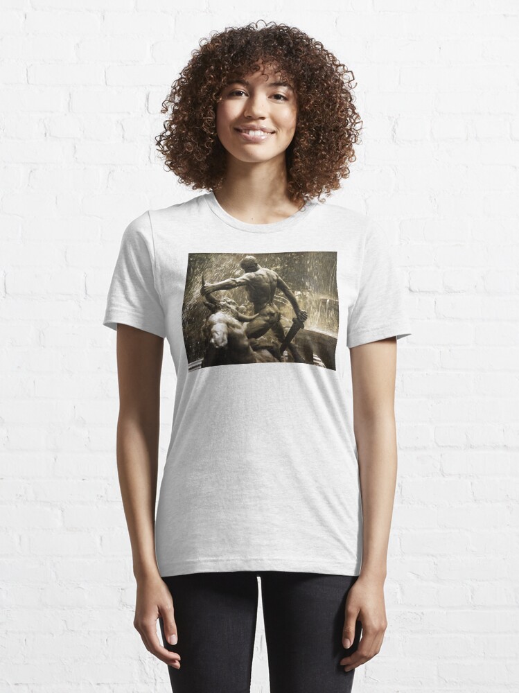 Theseus slaying a minotaur essential t