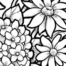 New easy coloring large print images of flowers animals food landscapes fantasy creatures and more easy coloring books for adults dunbar joshua books