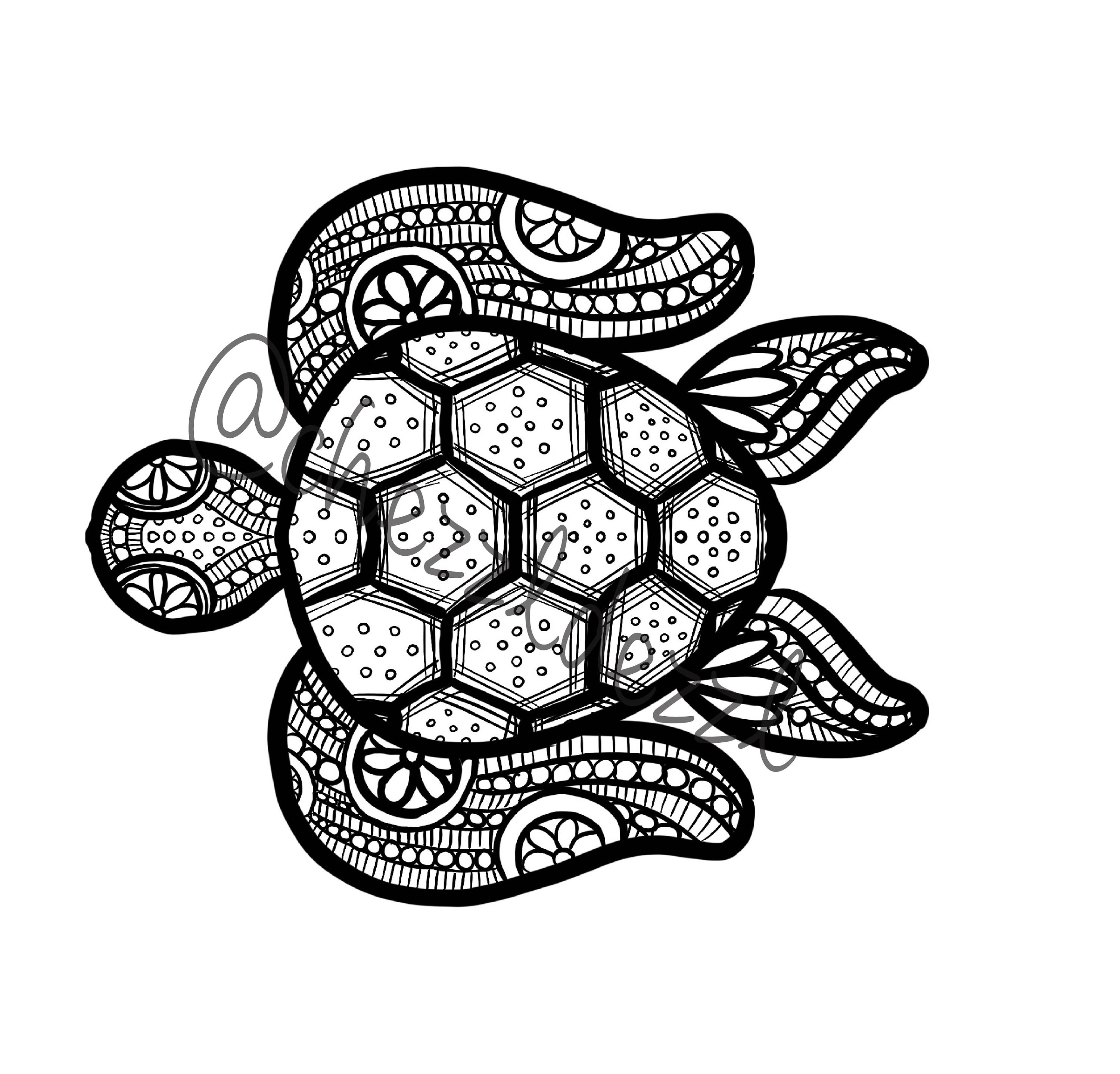 Thick lines coloring