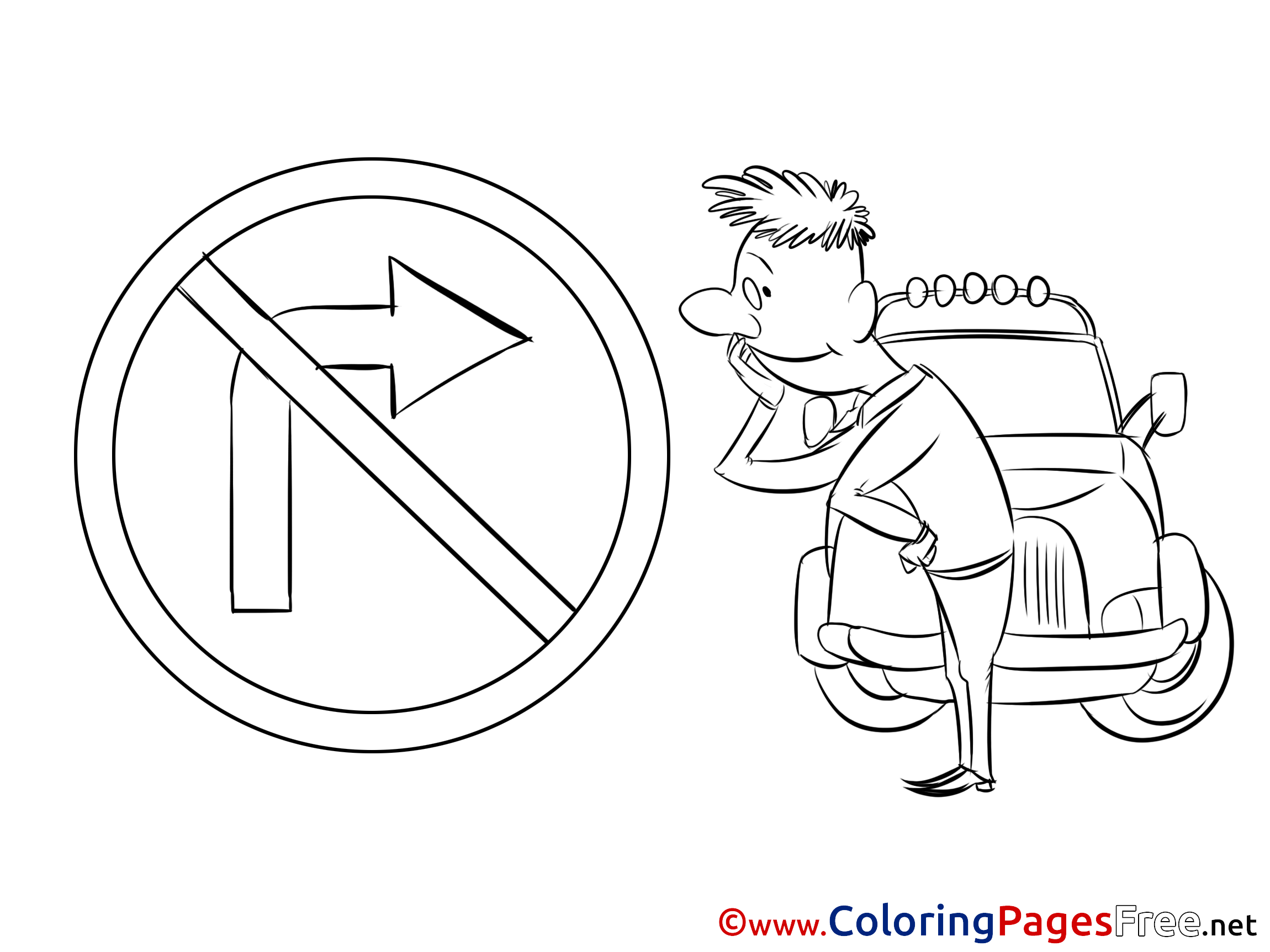 Arrow sign free printable coloring sheets