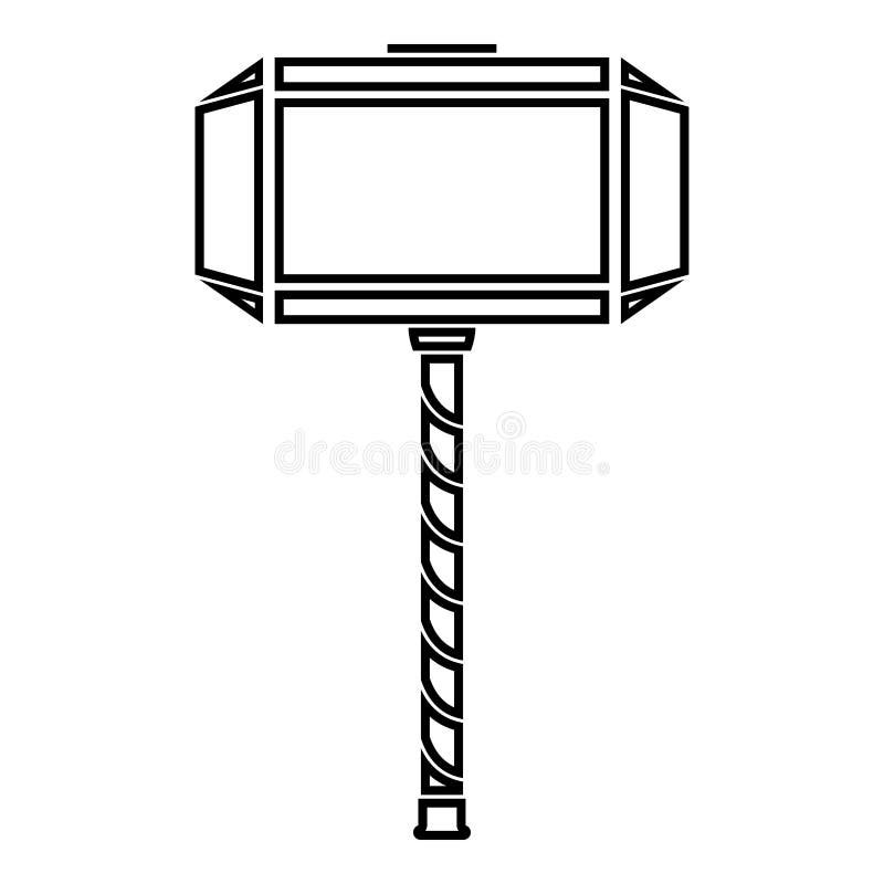 Thors hammer stock illustrations â thors hammer stock illustrations vectors clipart