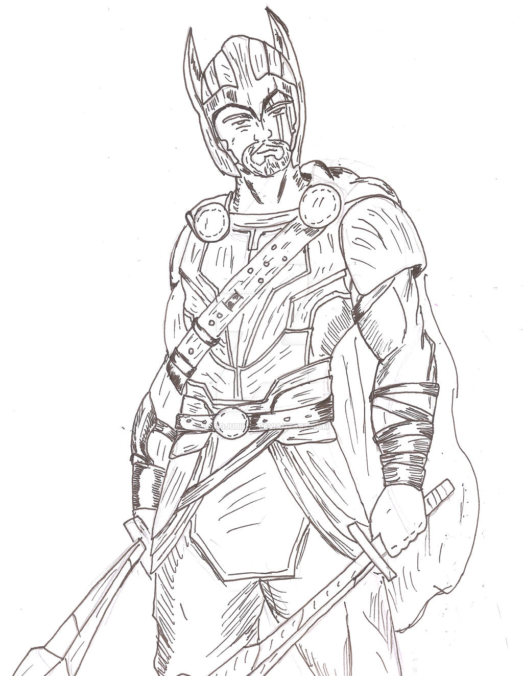 Thor ragnarok by lordjubilus on
