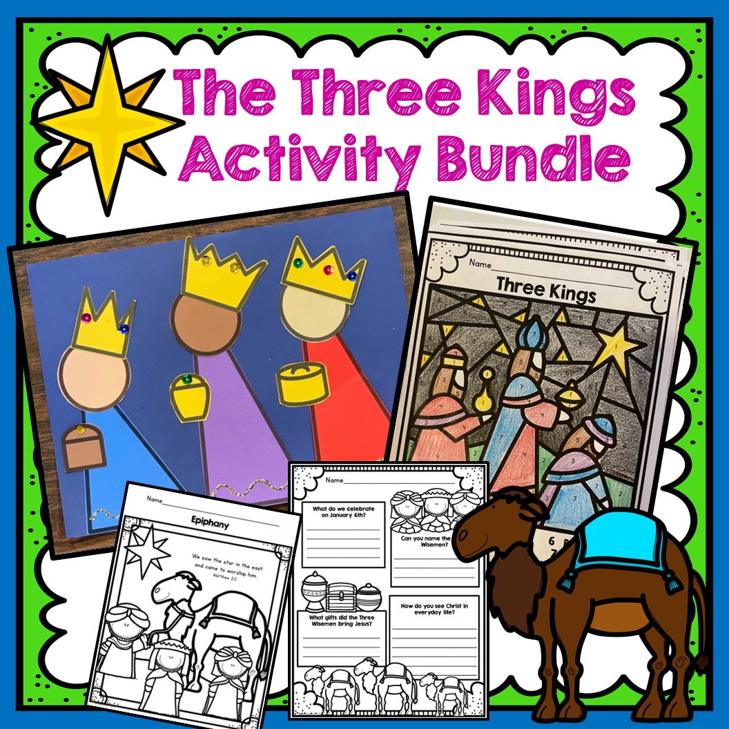 Three kings activity bundle epiphany activities made by teachers