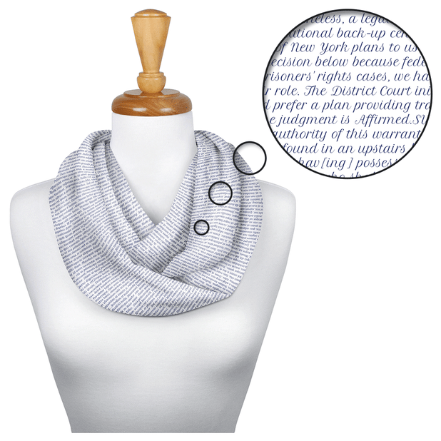 Supreme court opinions of thurgood marshall book scarf