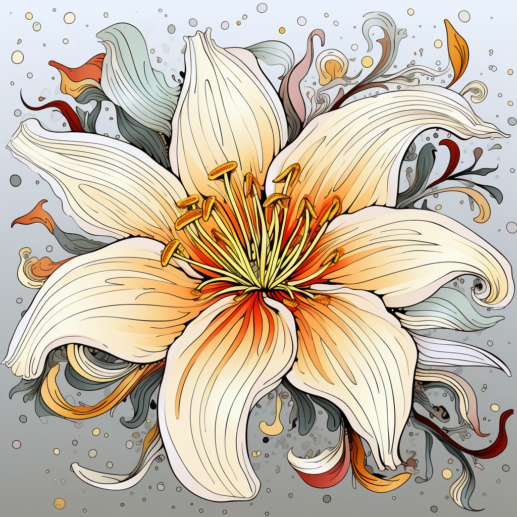 Lily coloring pages discover the elegance of lilies