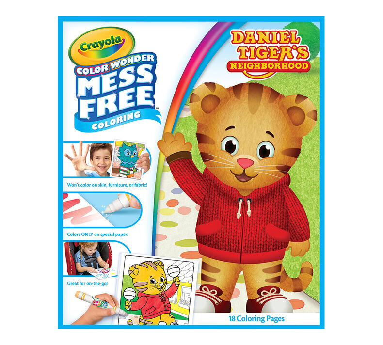 Color wonder daniel tiger coloring pages