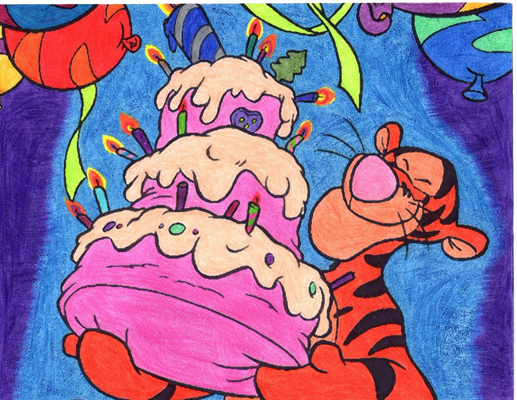 Tiggers happy birthday wishes to you by yorukekkan on