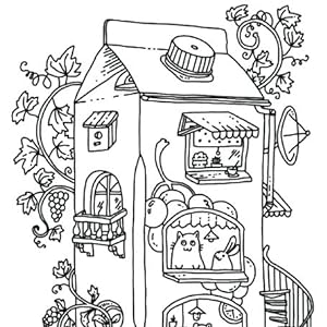 Wonder worlds of tiny creatures adult coloring book for relaxation delightful adventures to the magical mysterious world stress anson annie books