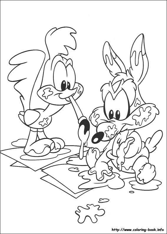 Baby looney tunes coloring picture baby looney tunes coloring books coloring pages