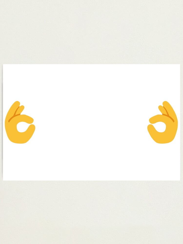 Free the nipple â okpinch emoji photographic print for sale by duttydesign