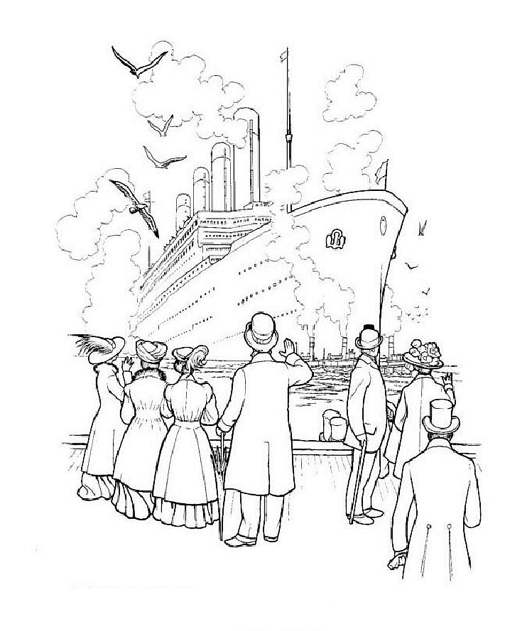 Titanic unit coloring pages for kids coloring pages coloring books