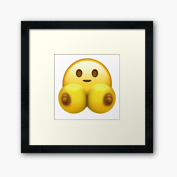 Free the nipple â okpinch emoji framed art print for sale by duttydesign