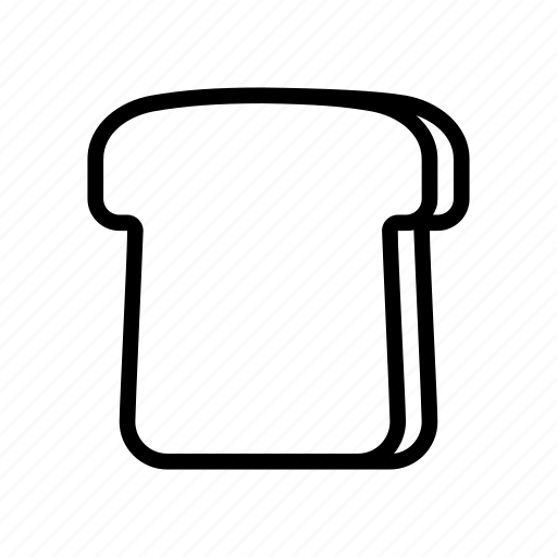 Toast bread icon