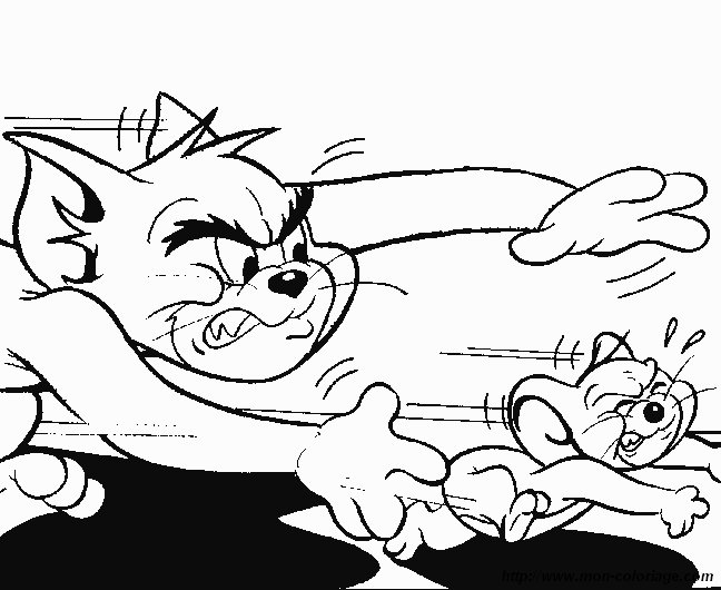 Coloring tom and jerry page tom jerry to print out or color online