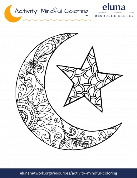 Activity mindful coloring eluna network
