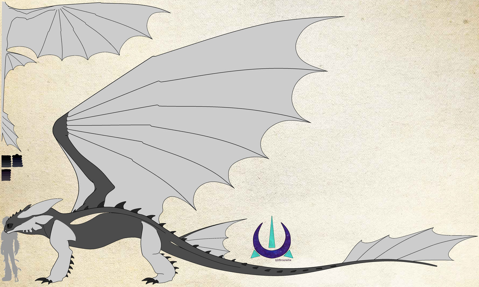 Night fury coloring sheet by arourallis on