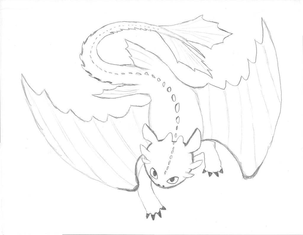Toothless the dragon coloringdesign base by angelfire on