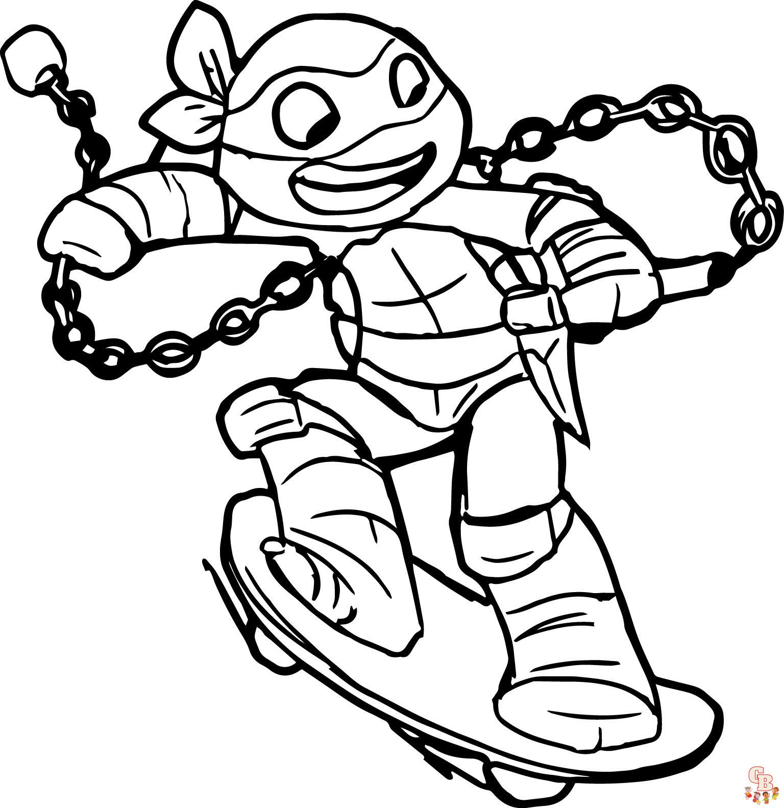 Nãmã ninja turtles vãrityssivut lapsille