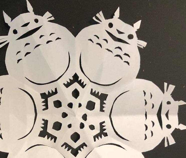Totoro snowflake and uglydoll snowflake templates â store