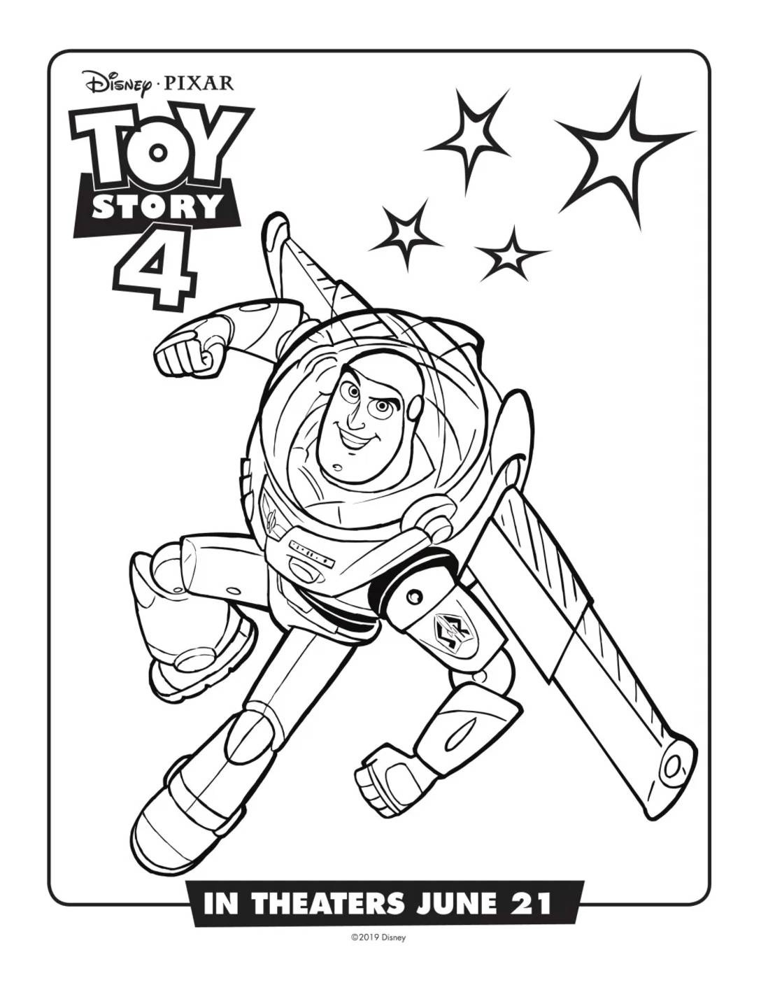Coloring page toy story