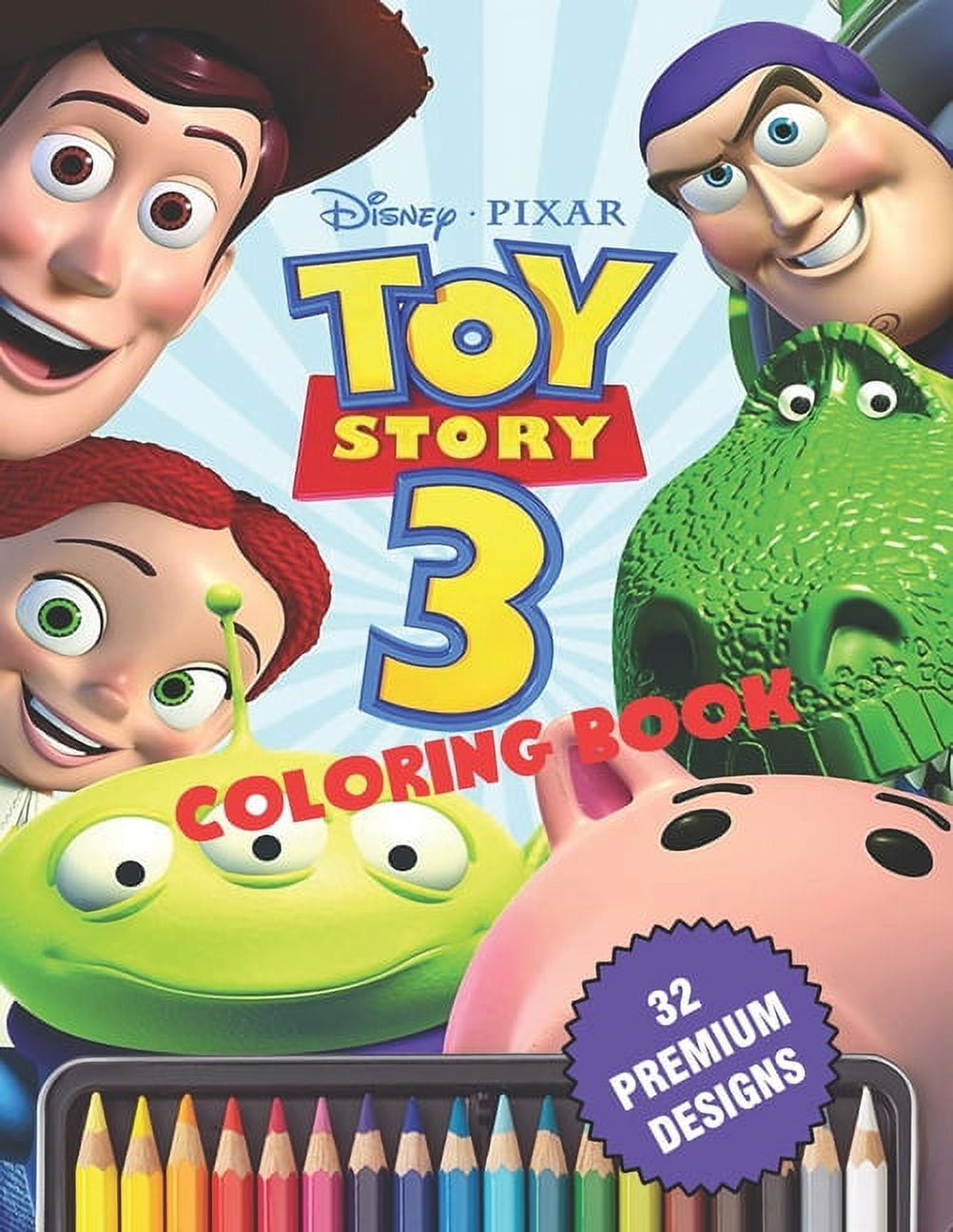 Toy story coloring book great coloring book for kids and adults