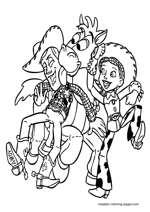 Toy story coloring pages