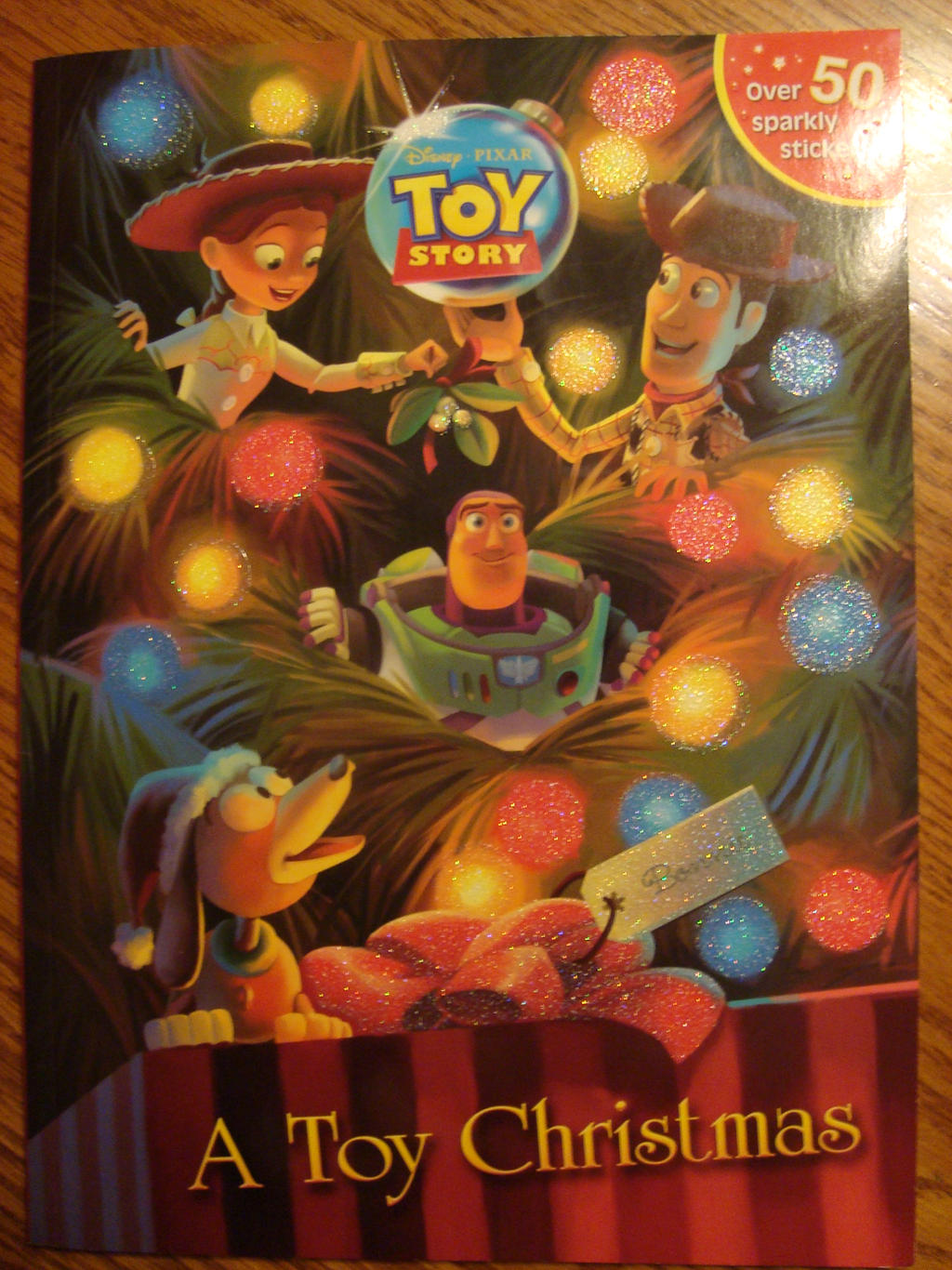 Toy story christmas coloring book with stickers by spidyphan on