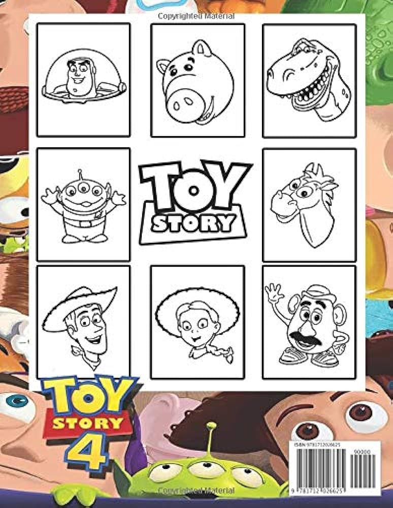 Toy story coloring activity book fun and learning christmas holiday activities and coloring pages for preschool kindergarten and school