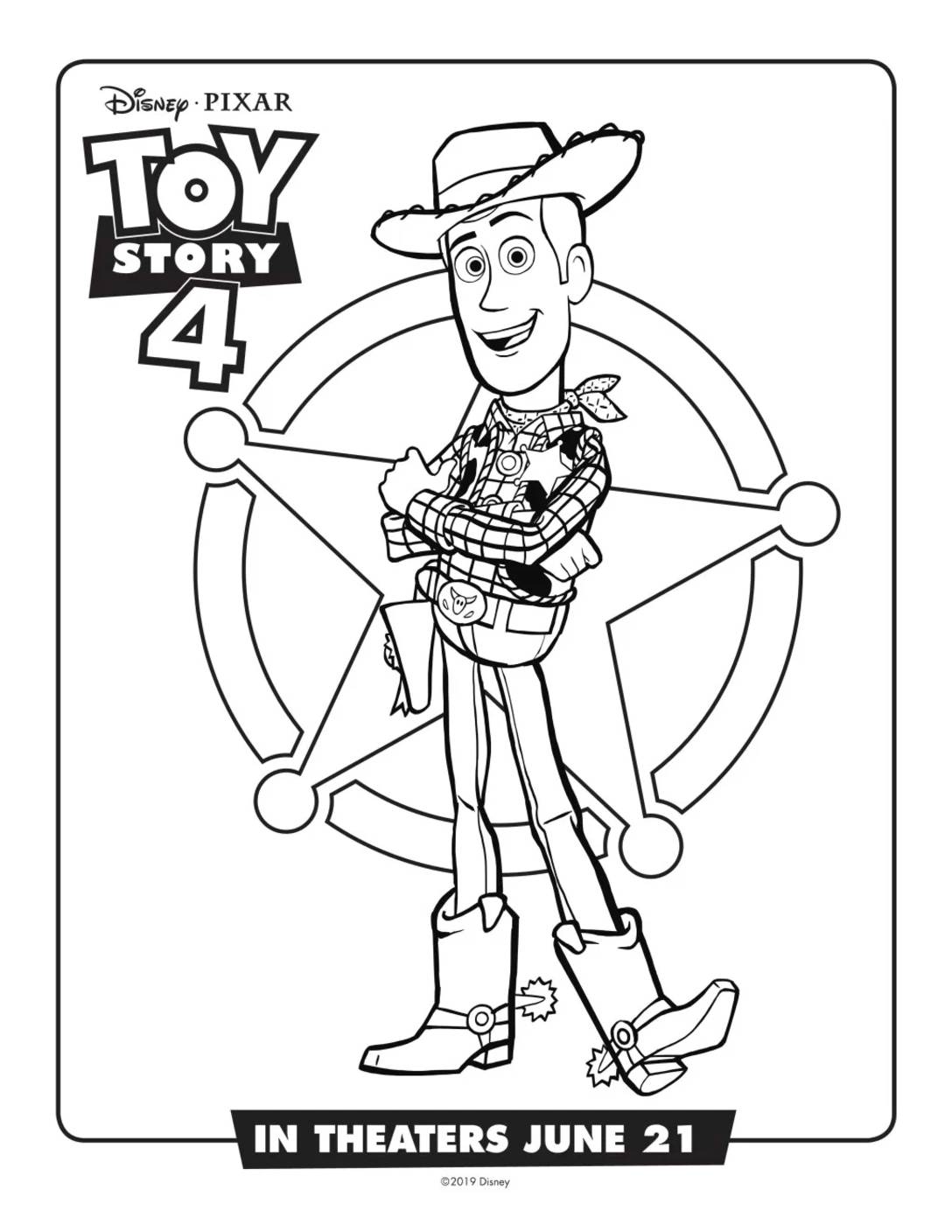 Coloring page toy story