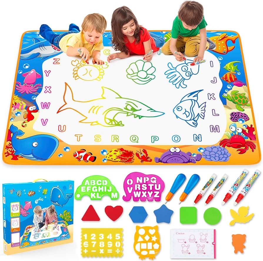 Water doodle mat