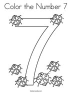 Number coloring pages