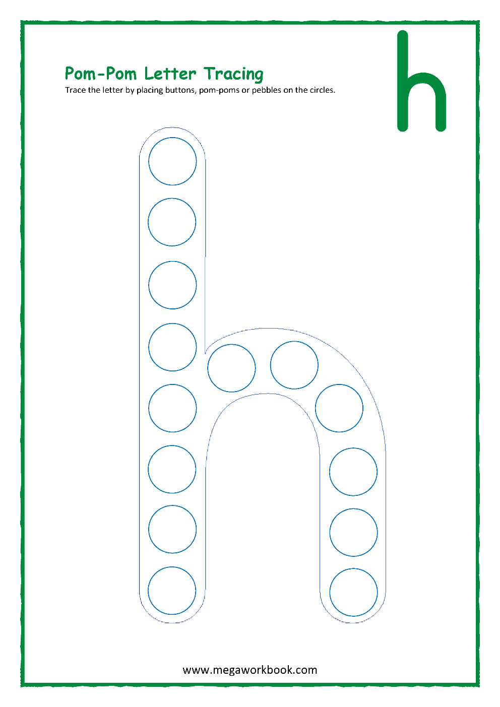Letter h activities