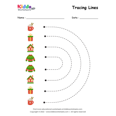 Free printable tracing lines worksheets