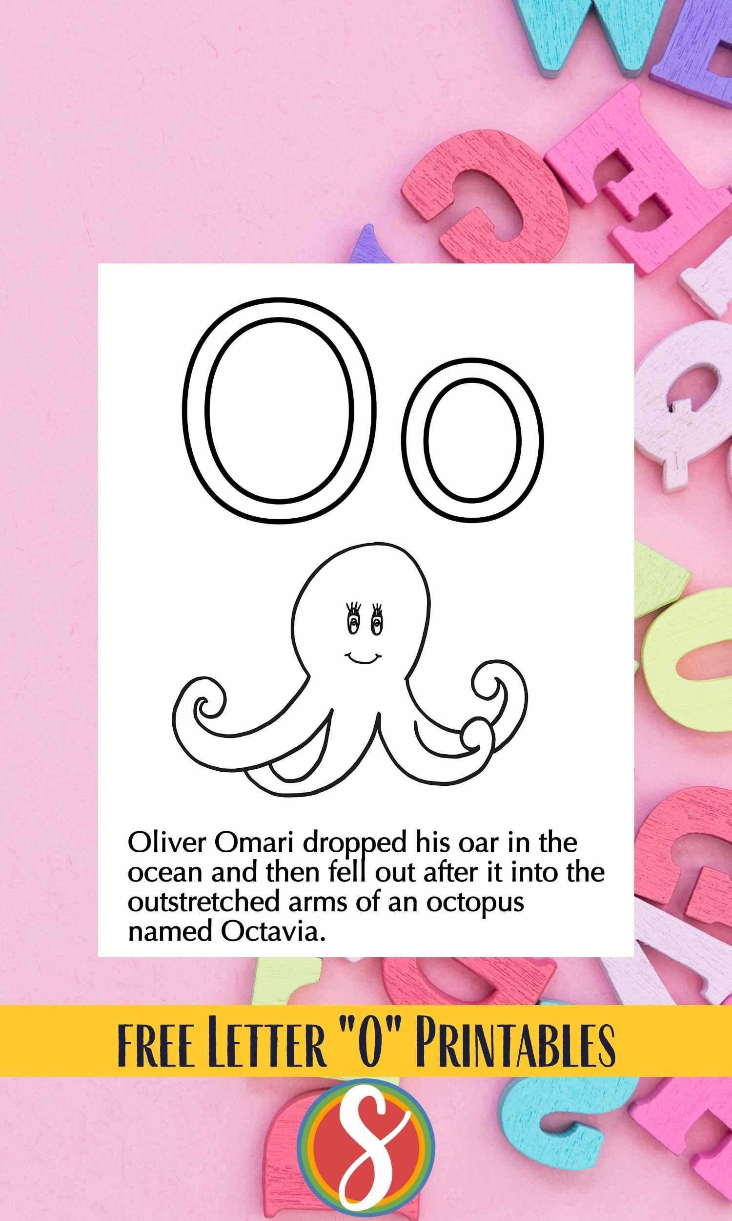 Letter o coloring pages â stevie doodles
