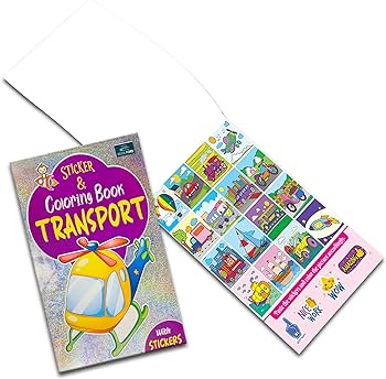 Sticker colorg book