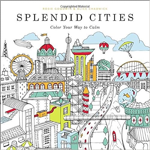 Travel colouring pages books for adults