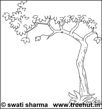 Trees colorg pages