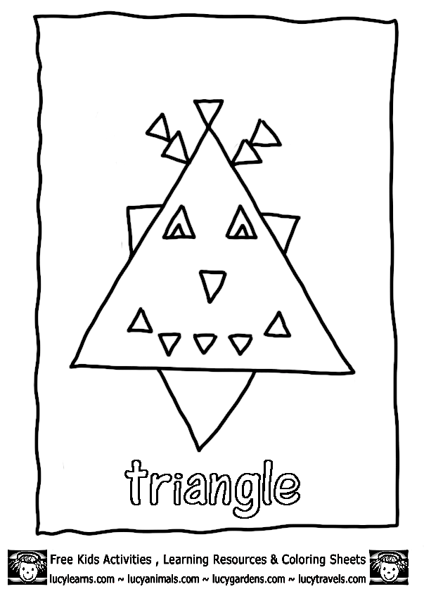 Preschooltriangleworksheetstraceandcolor crafts and worksheets for preschooltoddler and kindergarten