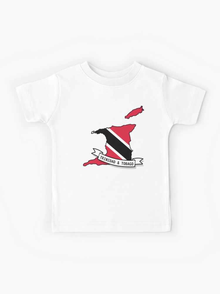 Trinidad and tobago flag map kids t